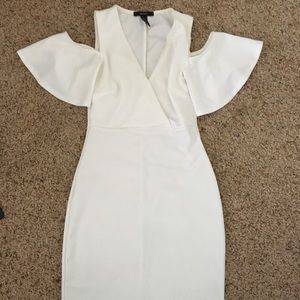 WHITE COCKTAIL DRESS